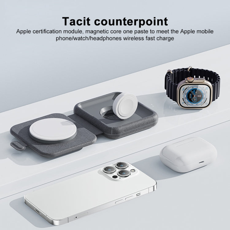 MOMAX UD30 Q.Mag Go 2 in 1 Foldable Magsafe Magnetic Wireless Charger MOMAX UD30 Q.Mag Go 2 in 1 Foldable Magsafe Magnetic Wireless Charger